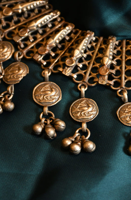 Jharokha Oxidised Necklace - Naksheband