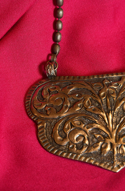 Kusum Oxidised Necklace - Naksheband