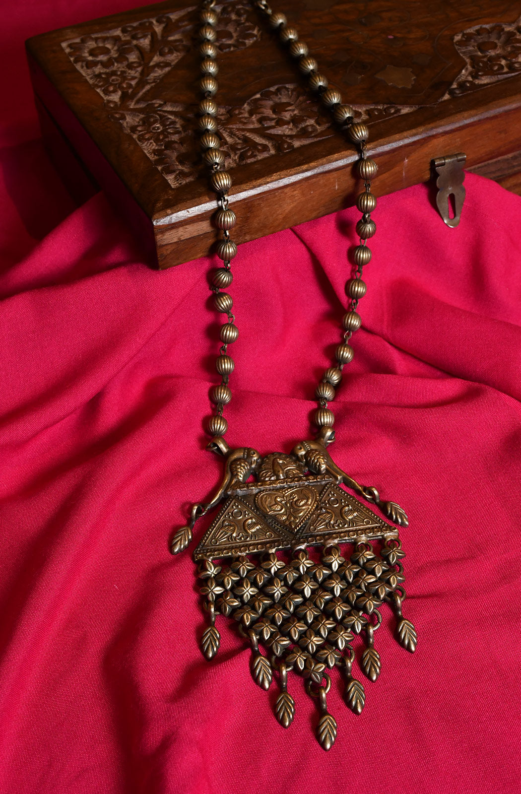 Pankhudi Oxidised Necklace - Naksheband