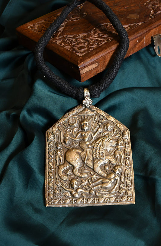 Kalyani Oxidised Necklace - Naksheband