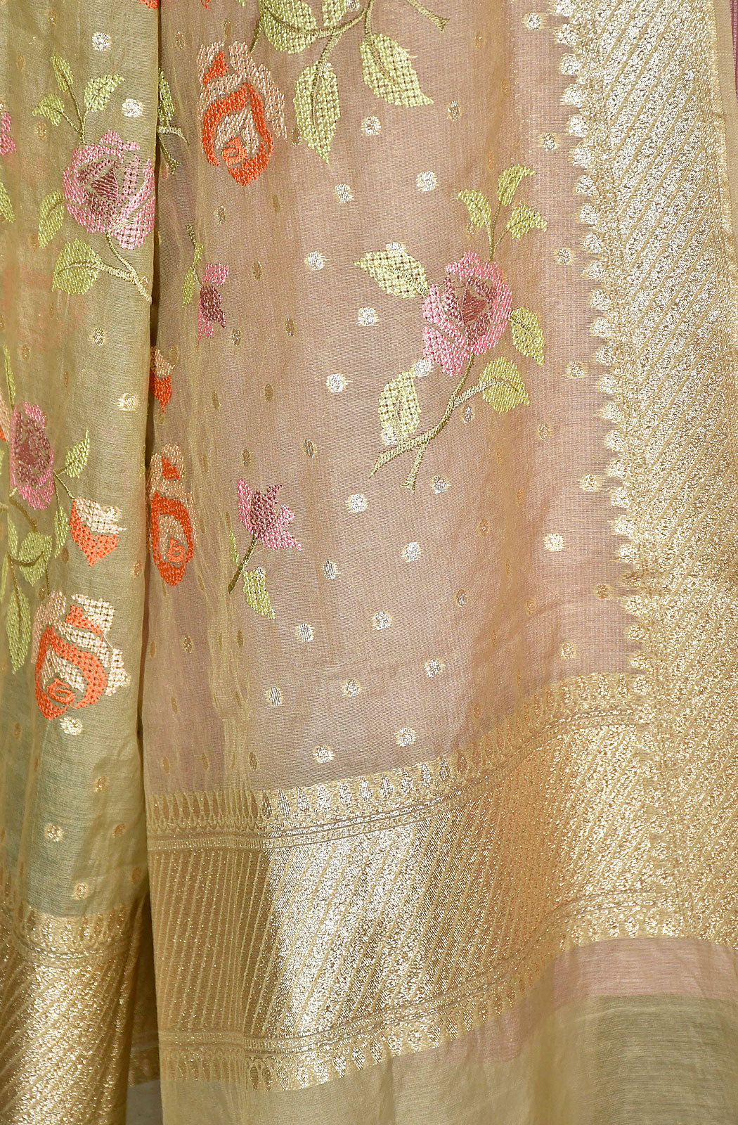 Levender Pink Tissue Silk Suit Set - Naksheband