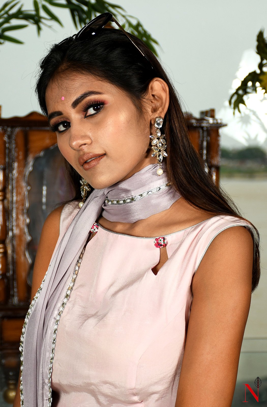 Manatee Grey Pure Chiffon Saree - Naksheband