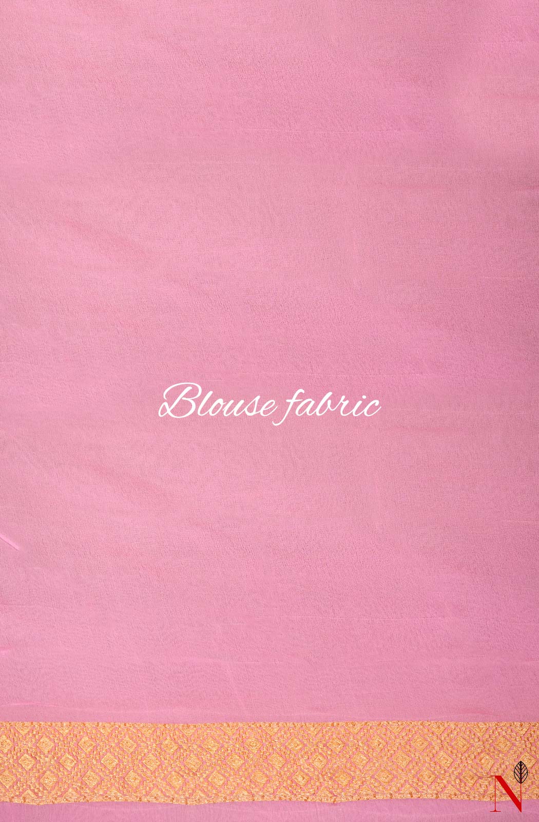Pink Pure Banarasi Chiffon Saree
