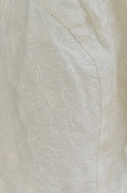 White Pure Silk Chanderi Blouse