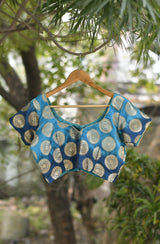 Blue Dual Shade Banarasi Blouse