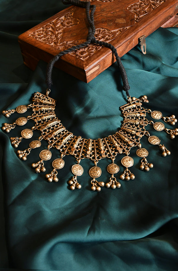 Jharokha Oxidised Necklace