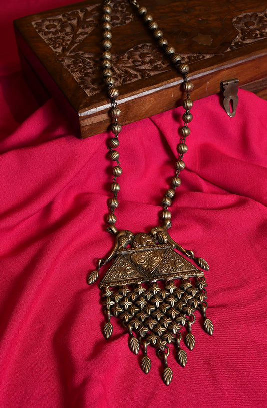 Pankhudi Oxidised Necklace - Naksheband