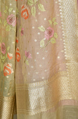 Levender Pink Tissue Silk Suit Set