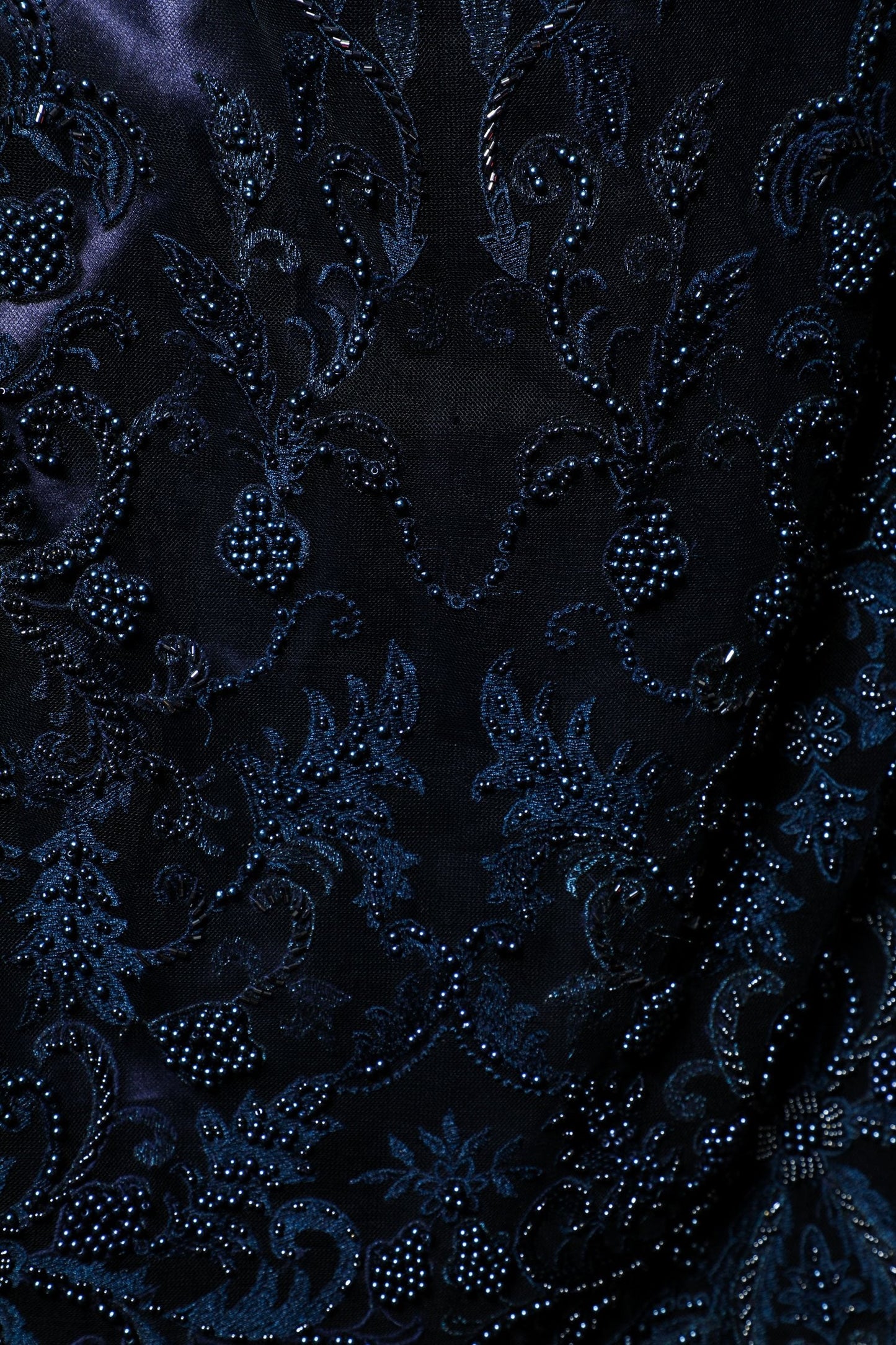 Designer Embroidered Suit Set - Indigo - Naksheband