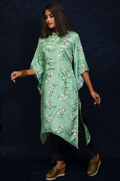 IndoWestern Designer Suit Set - Platinum - Naksheband