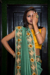 Designer Pure Monga Embroidery - Relic - Naksheband