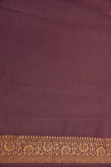 Pure Banarasi Saree Khaddi - Mauve Munch - Naksheband