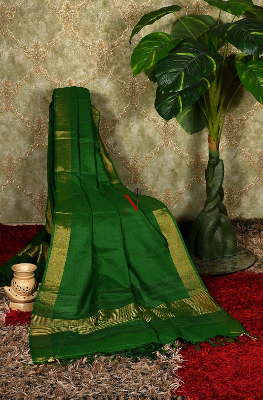 Green Pure Muga Silk Dupatta