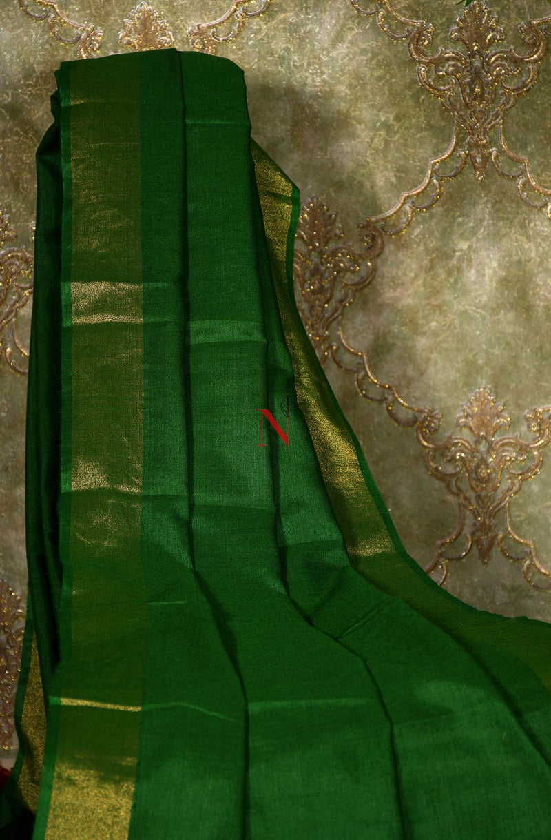 Green Pure Muga Silk Dupatta
