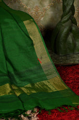 Green Pure Muga Silk Dupatta