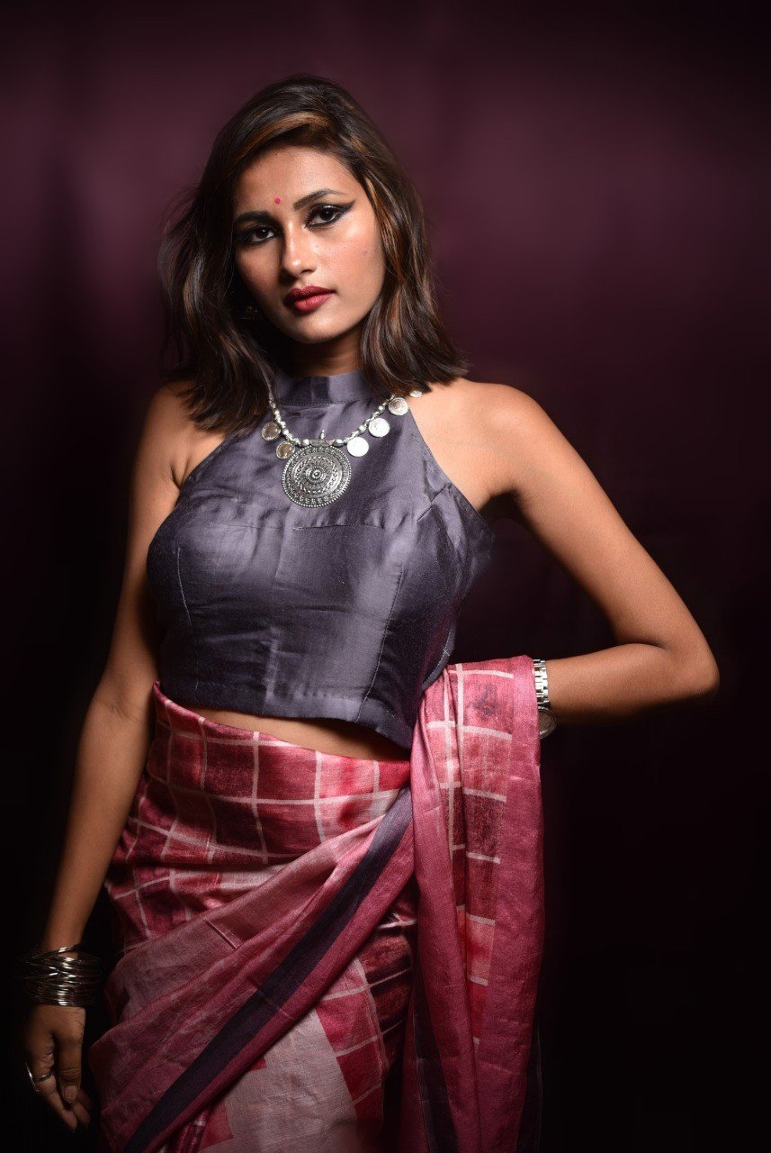 Pink Color Designer Pure Silk Printed Saree - Juneberry - Naksheband